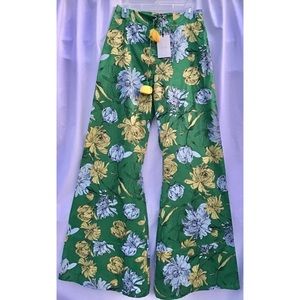 Alexis Floral Print Flare Pants - New With Tags